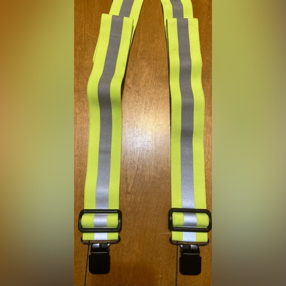 NWT Men’s Reflective Suspenders - Picture 6 of 8